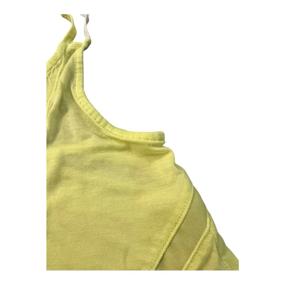 Alo Yoga Yellow Tank Top Size Small